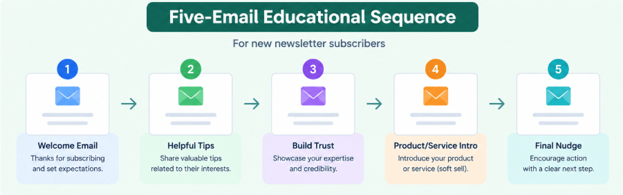 5 email educational sequence